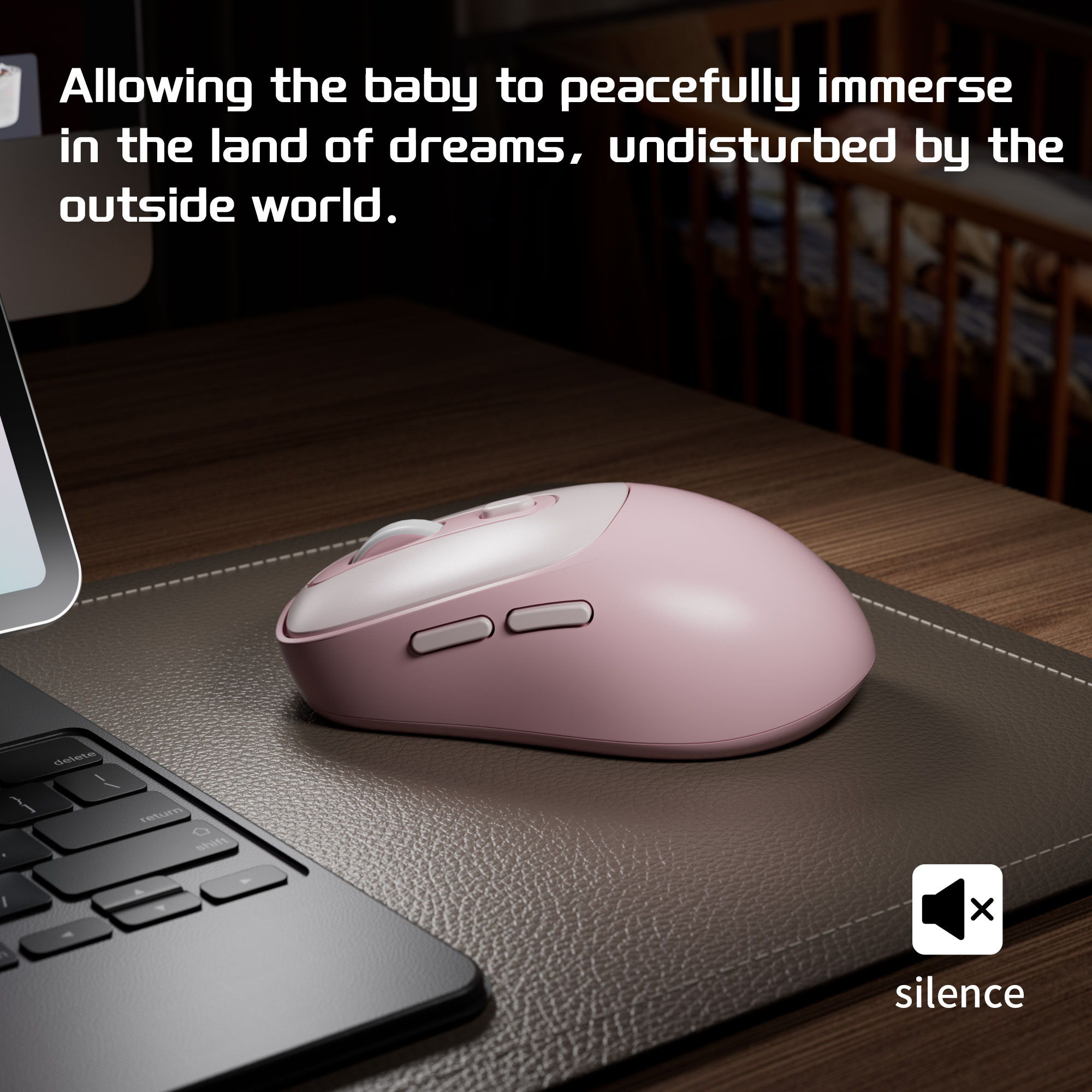 Souris sans fil MageGee, conne - Pc Gaming Pink avis et prix