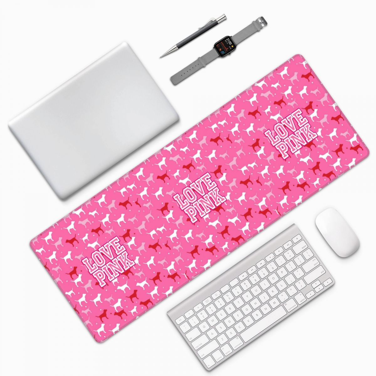 Grand tapis de souris rose Lov - Pc Gaming Pink avis et prix