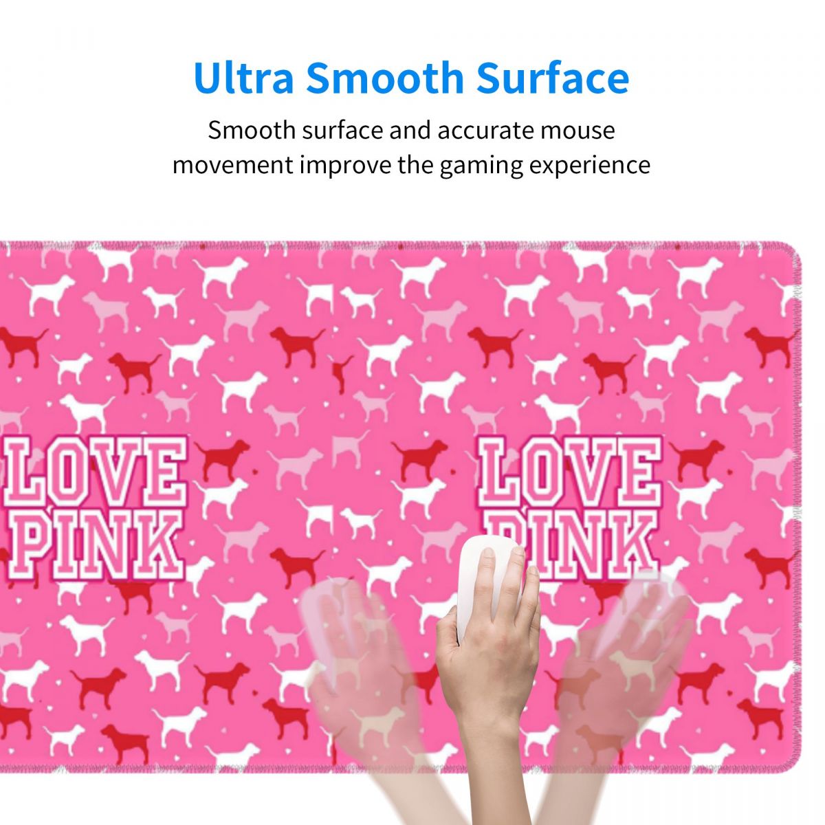 Grand tapis de souris rose Lov - Pc Gaming Pink avis et prix