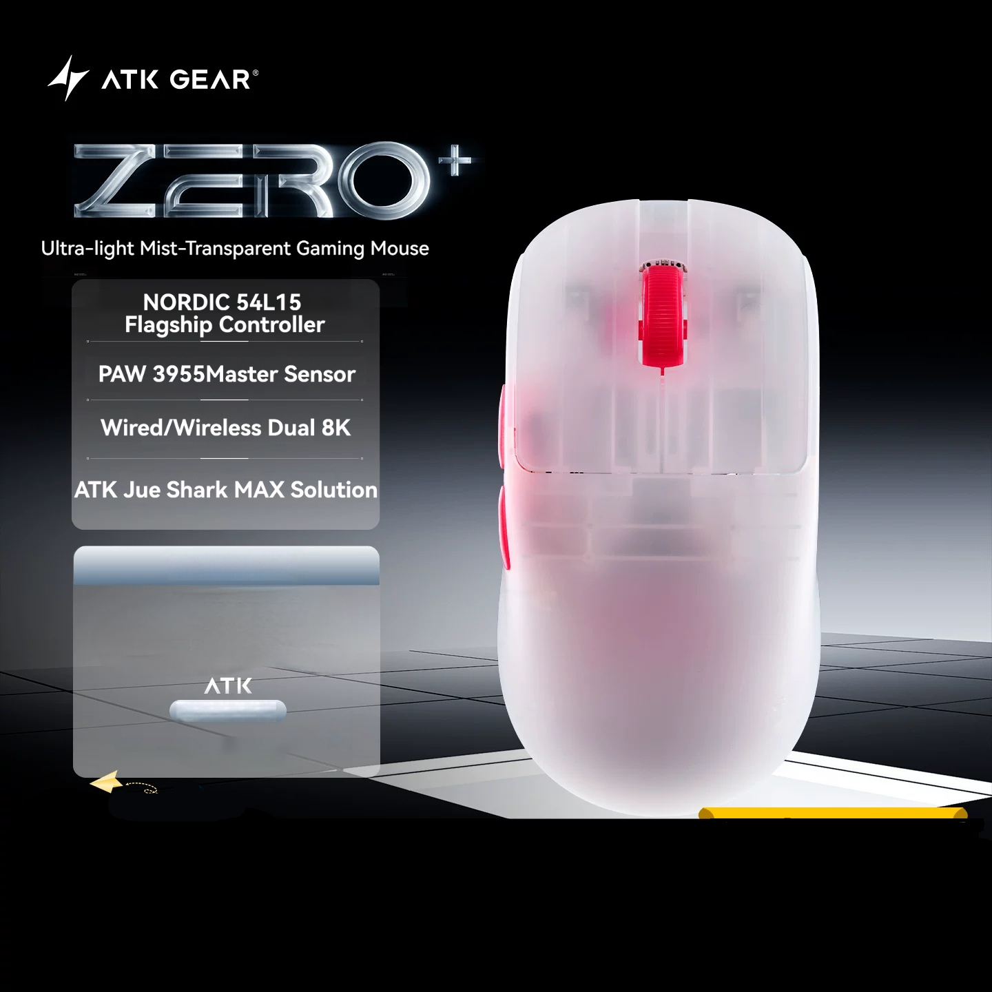 NOUVELLE Souris ATK ZERO Plus, - Pc Gaming Lounge avis et prix